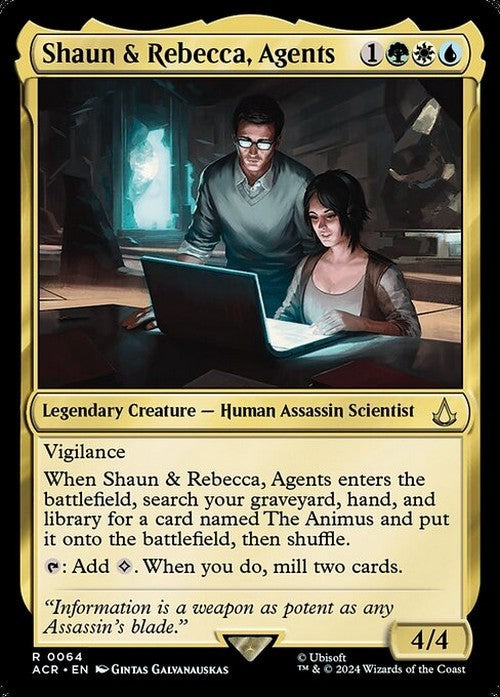 Shaun & Rebecca, Agents ~ Assassin's Creed [ NM ] [ Magic MTG ]