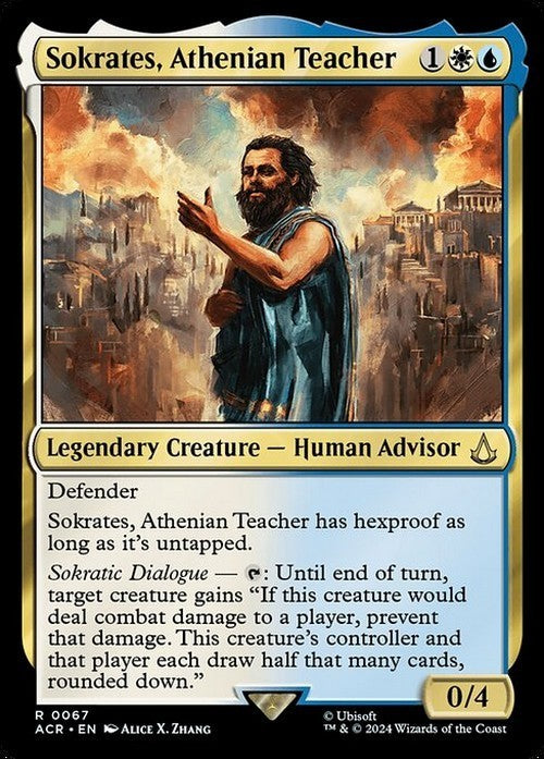 Sokrates, Athenian Teacher ~ Assassin's Creed [ NM ] [ Magic MTG ]