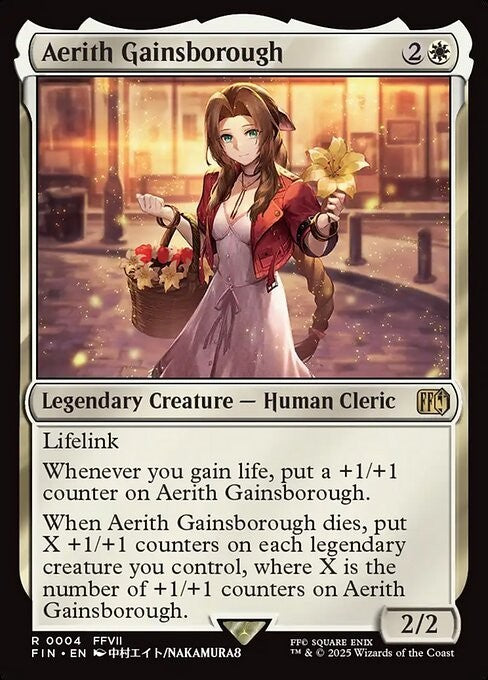 Aerith Gainsborough ~ Final Fantasy [ NM ] [ Magic MTG ]