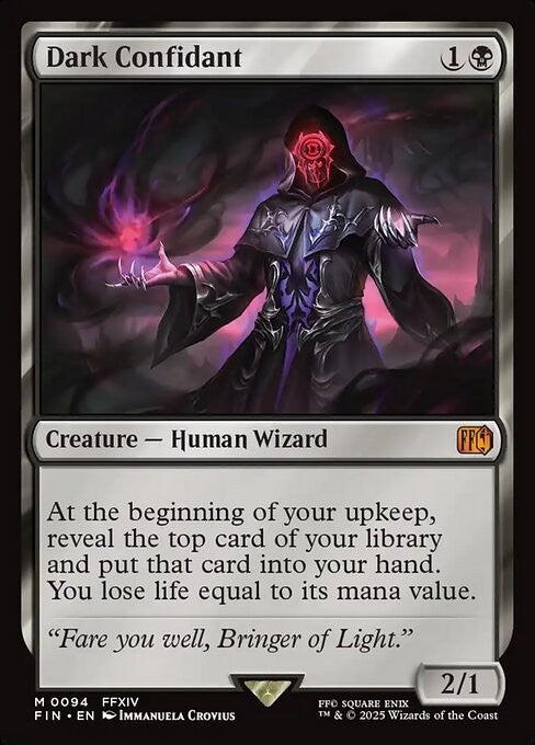 Dark Confidant ~ Final Fantasy [ NM ] [ Magic MTG ]