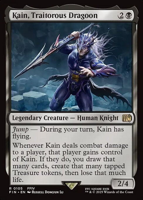 Kain, Traitorous Dragoon ~ Final Fantasy [ NM ] [ Magic MTG ]