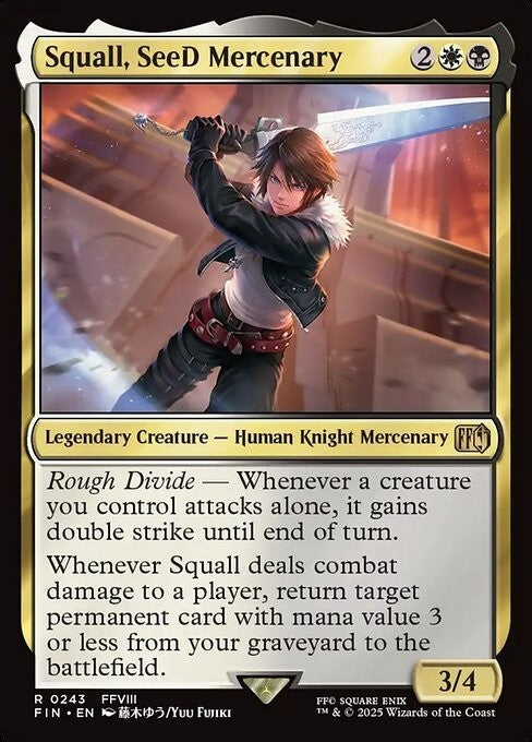 Squall, SeeD Mercenary ~ Final Fantasy [ NM ] [ Magic MTG ]
