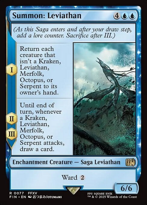Summon: Leviathan ~ Final Fantasy [ NM ] [ Magic MTG ]