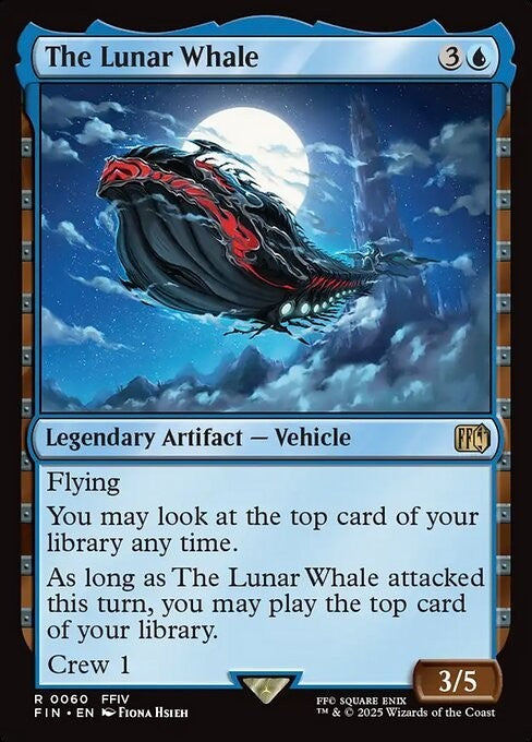 The Lunar Whale ~ Final Fantasy [ NM ] [ Magic MTG ]