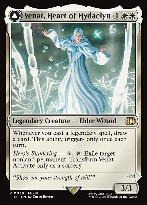 Venat, Heart of Hydaelyn ~ Final Fantasy [ NM ] [ Magic MTG ]
