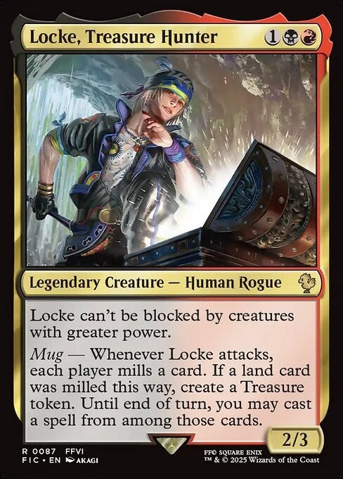 Locke, Treasure Hunter ~ Commander: Final Fantasy [ NM ] [ Magic MTG ]