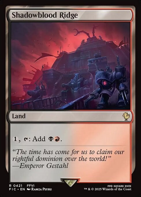 Shadowblood Ridge ~ Commander: Final Fantasy [ NM ] [ Magic MTG ]