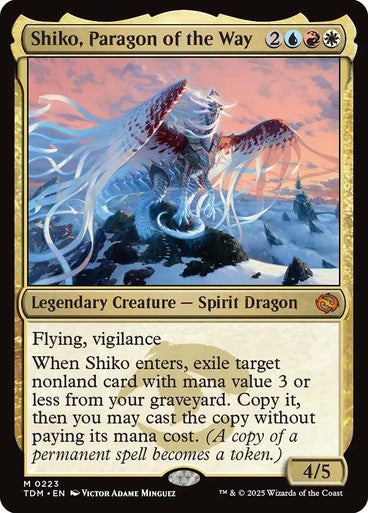Shiko, Paragon of the Way ~ Tarkir: Dragonstorm [ NM ] [ Magic MTG ]