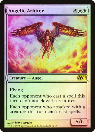 FOIL Angelic Arbiter ~ Magic 2011 [ Excellent ] [ Magic MTG ]