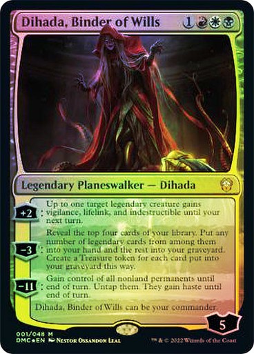 FOIL Dihada, Binder of Wills ~ Commander: Dominaria United [ NM ] [ Magic MTG ]