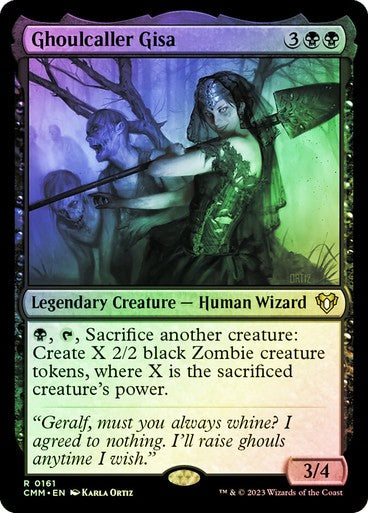 FOIL Ghoulcaller Gisa ~ Commander Masters [ NearMint ] [ Magic MTG ]
