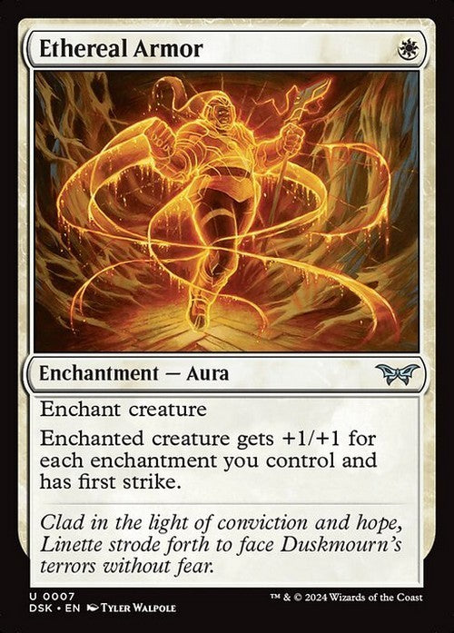 Ethereal Armor ~ Duskmourn [ NearMint ] [ Magic MTG ]