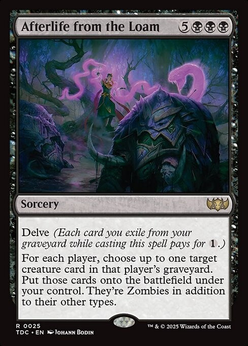 Afterlife from the Loam ~ Commander: Tarkir: Dragonstorm [ NM ] [ Magic MTG ]