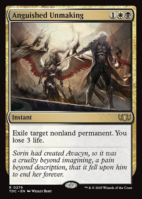 Anguished Unmaking ~ Commander: Tarkir: Dragonstorm [ NM ] [ Magic MTG ]