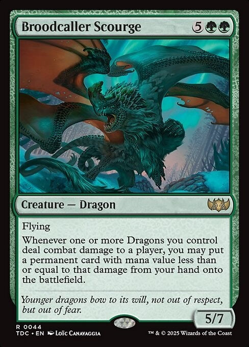 Broodcaller Scourge ~ Commander: Tarkir: Dragonstorm [ NM ] [ Magic MTG ]