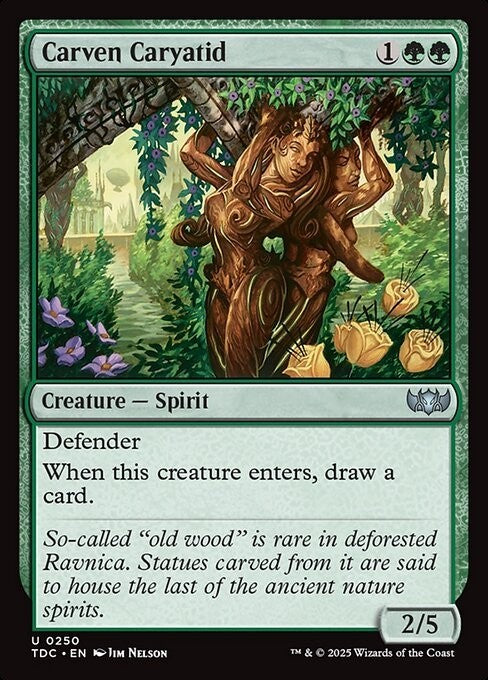Carven Caryatid ~ Commander: Tarkir: Dragonstorm [ NM ] [ Magic MTG ]