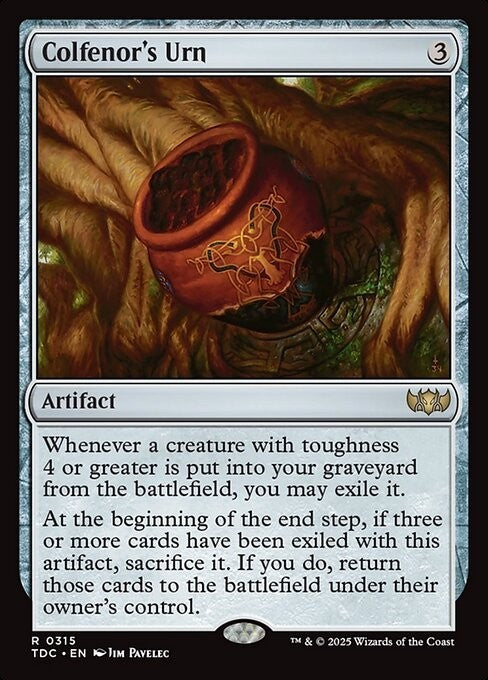 Colfenor's Urn ~ Commander: Tarkir: Dragonstorm [ NM ] [ Magic MTG ]