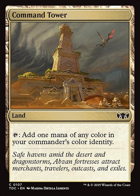 Command Tower ~ Commander: Tarkir: Dragonstorm [ NM ] [ Magic MTG ]
