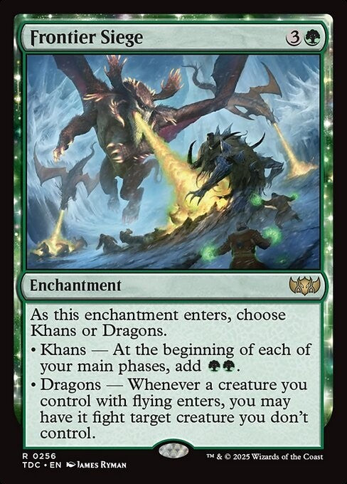 Frontier Siege ~ Commander: Tarkir: Dragonstorm [ NM ] [ Magic MTG ]