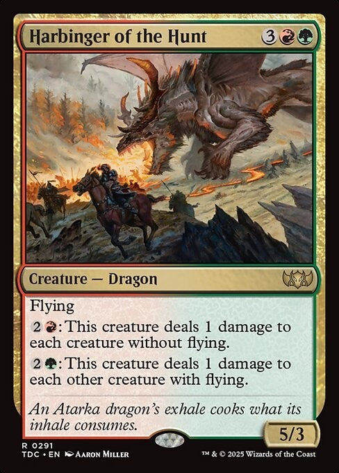 Harbinger of the Hunt ~ Commander: Tarkir: Dragonstorm [ NM ] [ Magic MTG ]
