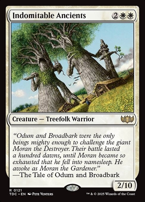 Indomitable Ancients ~ Commander: Tarkir: Dragonstorm [ NM ] [ Magic MTG ]
