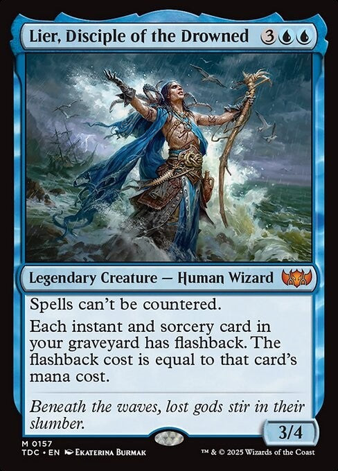 Lier, Disciple of the Drowned ~ Commander: Tarkir: Dragonstorm [ NM ] [ MTG ]