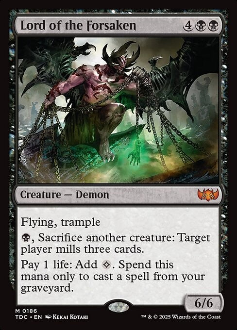 Lord of the Forsaken ~ Commander: Tarkir: Dragonstorm [ NM ] [ Magic MTG ]