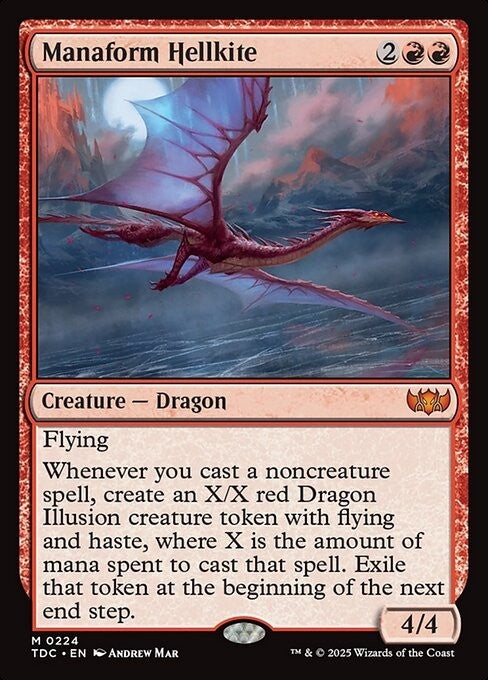 Manaform Hellkite ~ Commander: Tarkir: Dragonstorm [ NM ] [ Magic MTG ]
