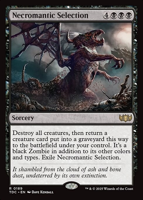 Necromantic Selection ~ Commander: Tarkir: Dragonstorm [ NM ] [ Magic MTG ]