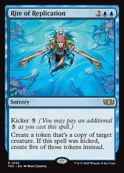 Rite of Replication ~ Commander: Tarkir: Dragonstorm [ NM ] [ Magic MTG ]
