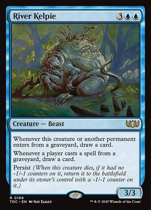 River Kelpie ~ Commander: Tarkir: Dragonstorm [ NM ] [ Magic MTG ]
