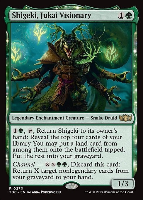 Shigeki, Jukai Visionary ~ Commander: Tarkir: Dragonstorm [ NM ] [ Magic MTG ]