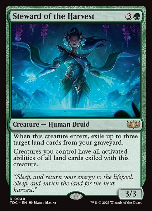Steward of the Harvest ~ Commander: Tarkir: Dragonstorm [ NM ] [ Magic MTG ]