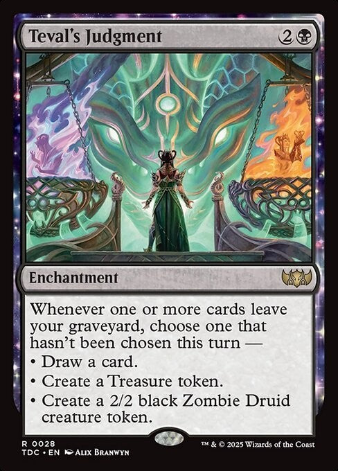 Teval's Judgment ~ Commander: Tarkir: Dragonstorm [ NM ] [ Magic MTG ]