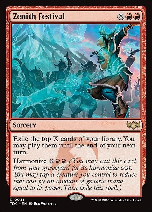 Zenith Festival ~ Commander: Tarkir: Dragonstorm [ NM ] [ Magic MTG ]