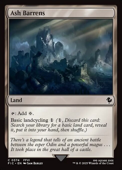 Ash Barrens ~ Commander: Final Fantasy [ NM ] [ Magic MTG ]