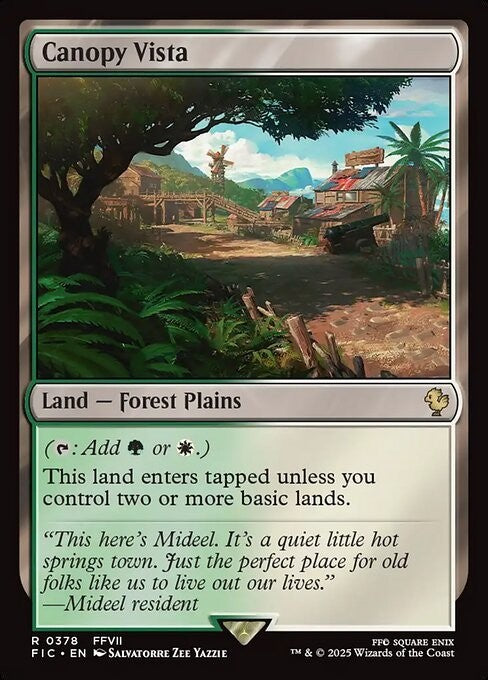 Canopy Vista ~ Commander: Final Fantasy [ NM ] [ Magic MTG ]
