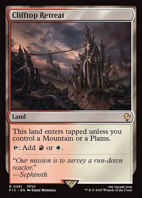 Clifftop Retreat ~ Commander: Final Fantasy [ NM ] [ Magic MTG ]
