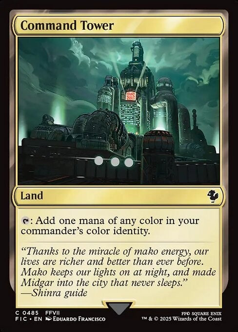 Command Tower #485 ~ Commander: Final Fantasy [ NM ] [ Magic MTG ]