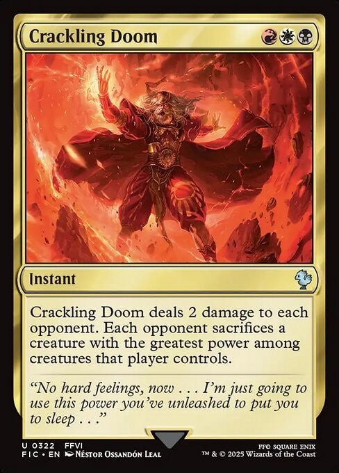 Crackling Doom ~ Commander: Final Fantasy [ NM ] [ Magic MTG ]