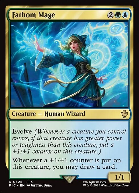 Fathom Mage ~ Commander: Final Fantasy [ NM ] [ Magic MTG ]
