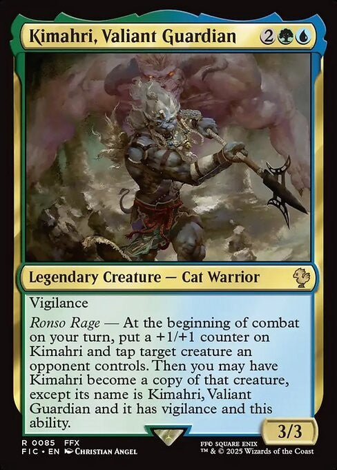 Kimahri, Valiant Guardian ~ Commander: Final Fantasy [ NM ] [ Magic MTG ]
