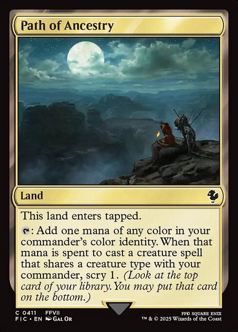 Path of Ancestry ~ Commander: Final Fantasy [ NM ] [ Magic MTG ]