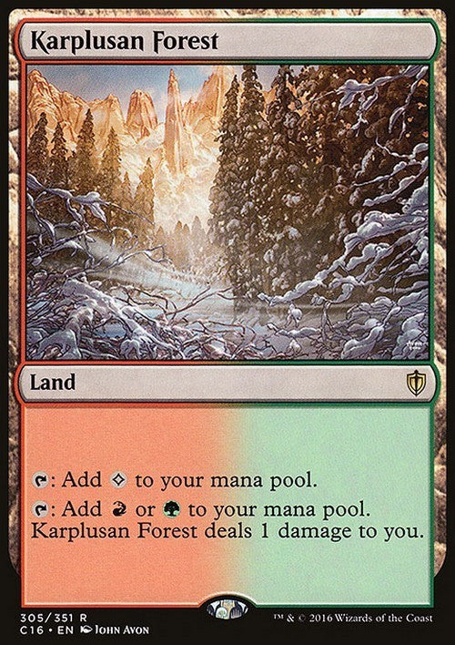 Karplusan Forest ~ Commander 2016 [ Excellent ] [ Magic MTG ]