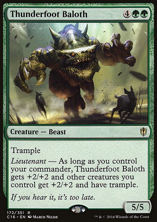 Thunderfoot Baloth ~ Commander 2016 [ Excellent ] [ Magic MTG ]