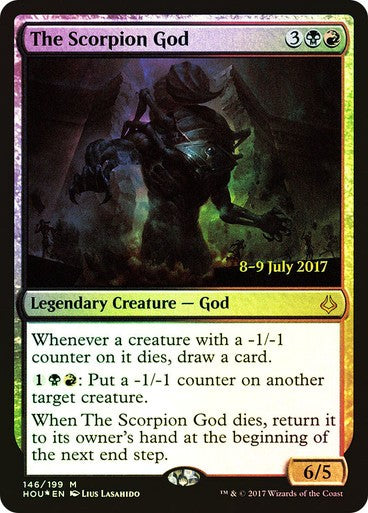FOIL The Scorpion God ~ Prerelease Hour of Devastation [ EX ] [ Magic MTG ]
