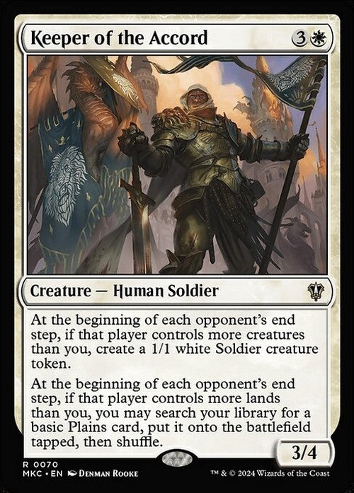 Keeper of the Accord ~ Commander: Murders at Karlov Manor [ NM ] [ Magic MTG ]