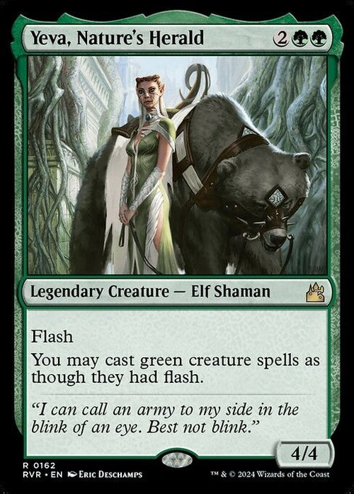 Yeva, Nature's Herald ~ Ravnica Remastered [ NearMint ] [ Magic MTG ]