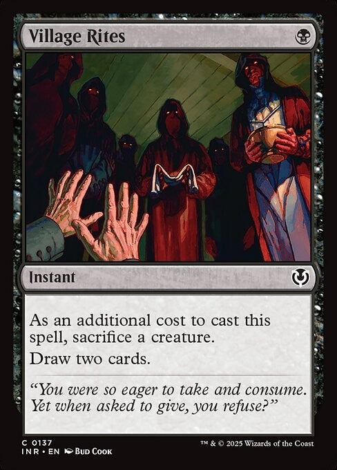 Village Rites ~ Innistrad Remastered [ NearMint ] [ Magic MTG ]