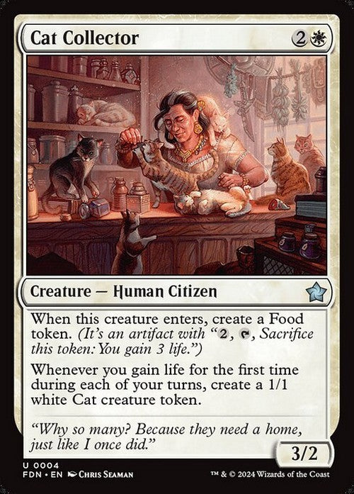 Cat Collector ~ Foundations [ NearMint ] [ Magic MTG ]